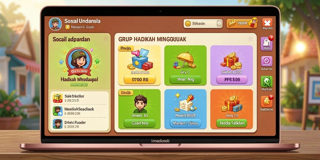 Fitur multiplayer yang memungkinkan bermain bersama.
