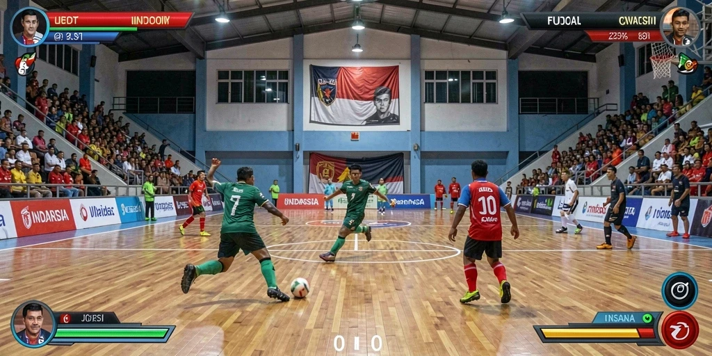 Tampilan leaderboard yang menunjukkan peringkat pemain.