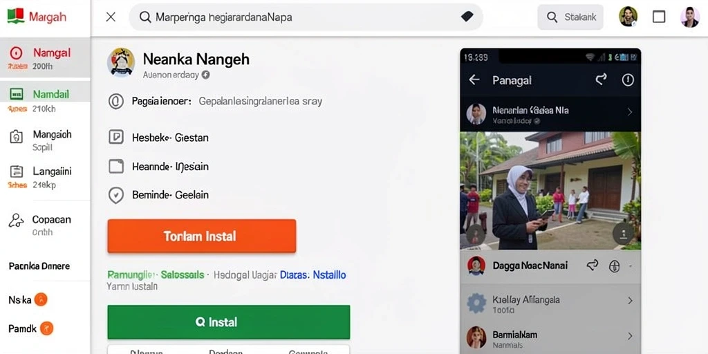 Visual yang memukau dan penuh warna.