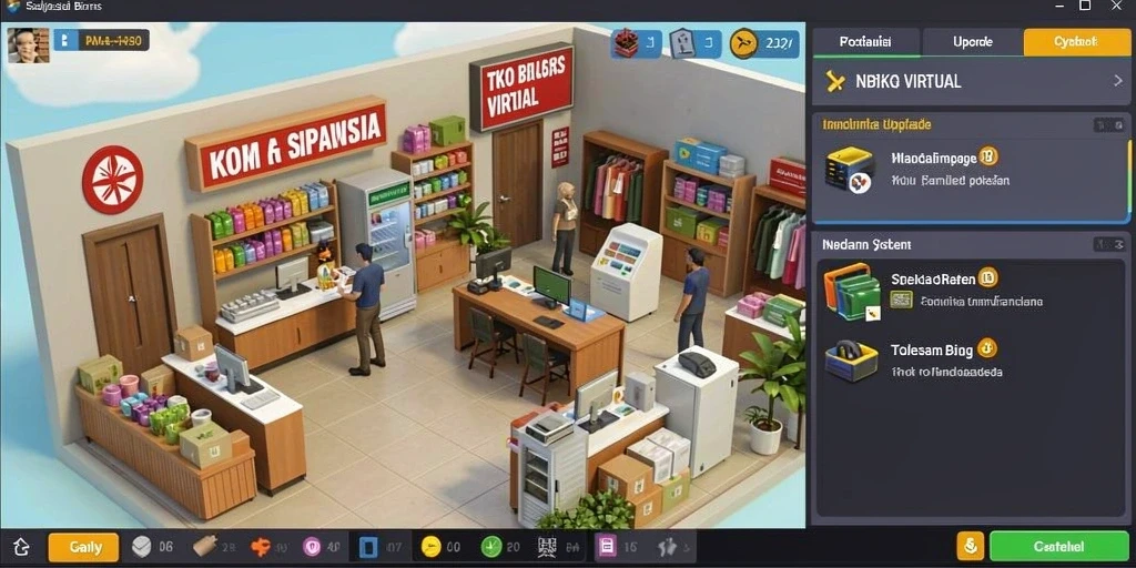 Screenshot memperlihatkan pengalaman bermain dengan teman.