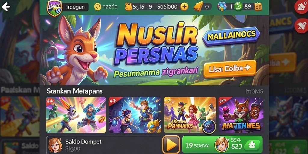 Tangkapan layar memperlihatkan grafis yang menakjubkan dalam ZARA4D.